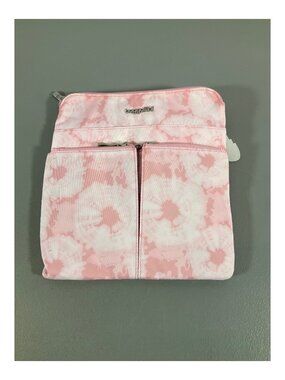 Baggallini Horizon Crossbody Bag, Lightweight, Water-Resistant Nylon, RFID, Pink